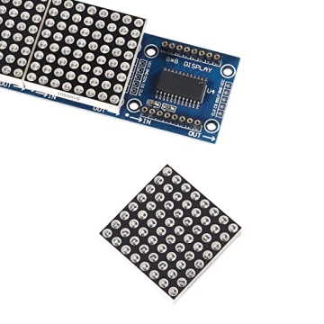 ALAMSCN MAX7219 LED Matrix Module for Arduino & Raspberry Pi