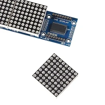 ALAMSCN MAX7219 LED Matrix Module for Arduino & Raspberry Pi
