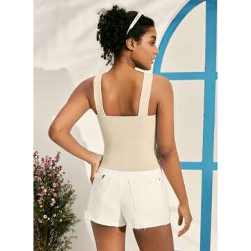 MIHOLL Women's Backless Tube Top - Trendy Summer Style