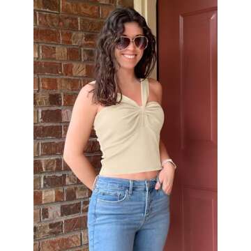 MIHOLL Women's Backless Tube Top - Trendy Summer Style