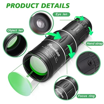 16X52 Monocular Telescope for Adventure Seekers