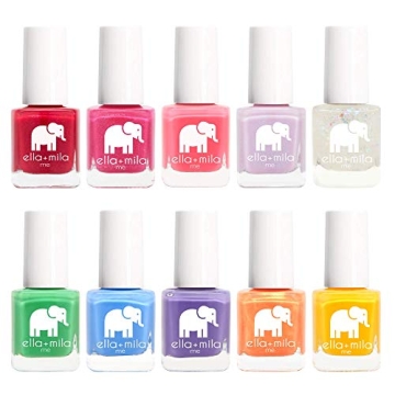ella+mila Quick Dry Nail Polish Set - 10 Pack Gift Set