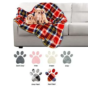 PETMAKER Waterproof Pet Blanket for Dogs and Cats