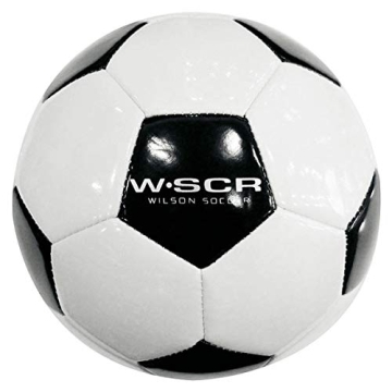 WILSON Size 3 Soccer Ball - Durable Synthetic Leather & Stylish