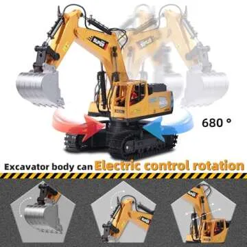 ViRockSign RC Excavator with Remote Control and Sounds