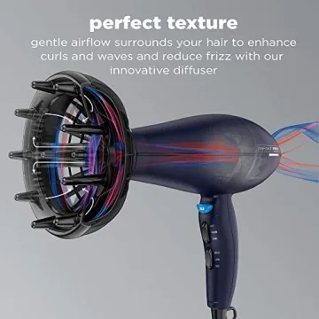 Conair Hair Dryer for Curls and Waves | Reduces Frizz