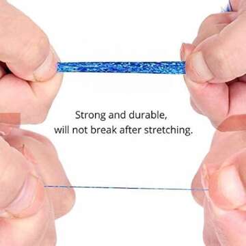 Vieuinaux Hair Tinsel Strands Kit,Tinsel Hair Extensions,12 Colors 2400s Random Hair Tinsel Kit Glitter Hair Extensions for Women Girls With Silicone Rings Beads With Pliers With Pulling Needle