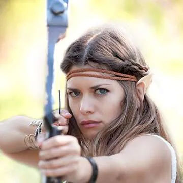 Gejoy 5 Pairs Latex Elf Ear Pixie Dress Up Costume Fairy Ears Soft Pointed Ears Cosplay Halloween An...