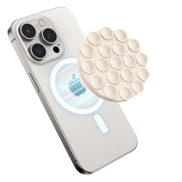 Omee Magnetic Suction Cup Phone Mount - iPhone 15/14/13/12 - Versatile Holder for Hands-Free Use