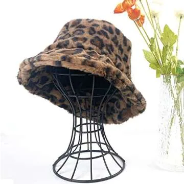 Buy Stylish Fuzzy Sheep Print Bucket Hat for All Seasons