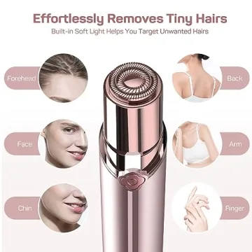 Painless Rechargeable Facial Hair Remover for Women