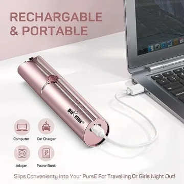 Painless Rechargeable Facial Hair Remover for Women