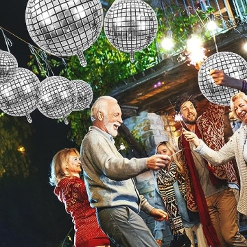 Disco Balloons 30 PCS Metallic Party Decor for Celebrations