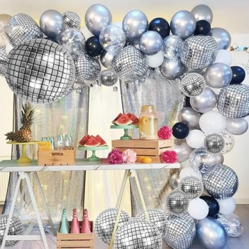 Disco Balloons 30 PCS Metallic Party Decor for Celebrations