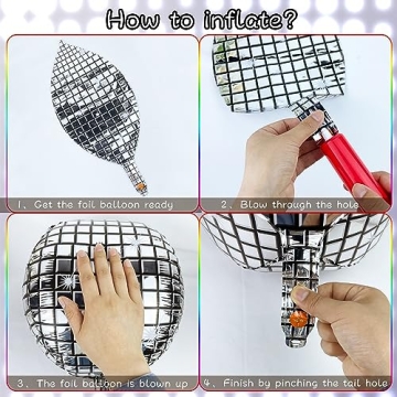 Disco Balloons 30 PCS Metallic Party Decor for Celebrations