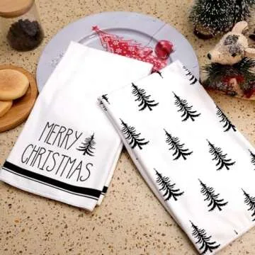 ARKENY Christmas Kitchen Towels Set - Perfect Holiday Decor