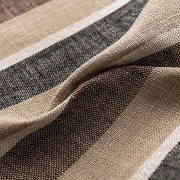 NATUS WEAVER Decorative Stripe Throw Pillow Covers Set