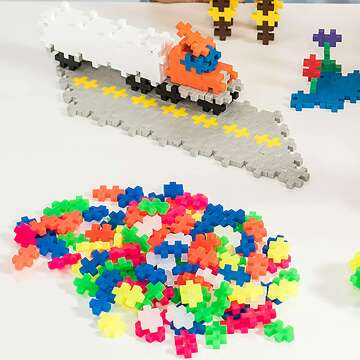 PLUS PLUS 400 Piece Building Set for Creative Learning