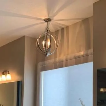 Kira Home Orbits 21" 4-Light Modern Chandelier