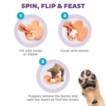 Interactive Dog Treat Puzzle for Puppies - Outward Hound