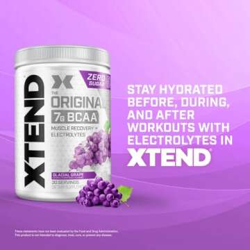 XTEND BCAA Powder 7g BCAAs & L-Glutamine for Recovery