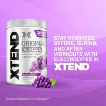 XTEND BCAA Powder 7g BCAAs & L-Glutamine for Recovery