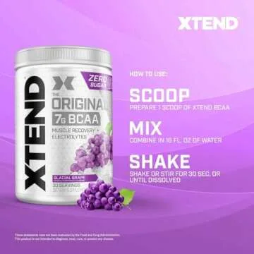 XTEND BCAA Powder 7g BCAAs & L-Glutamine for Recovery