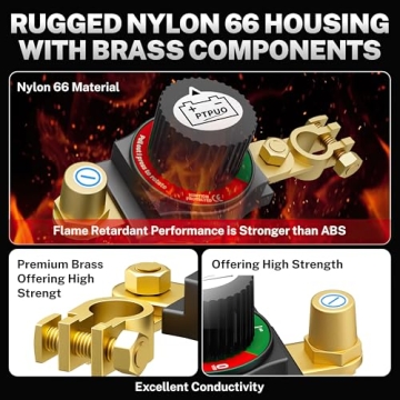 PTPUO Battery Switch for Efficient Vehicle Storage