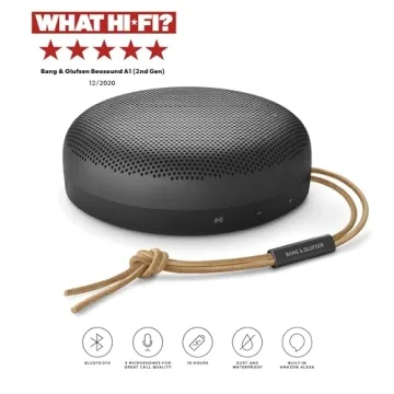 Bang & Olufsen Beosound A1 Bluetooth Speaker © Portable Waterproof Sound
