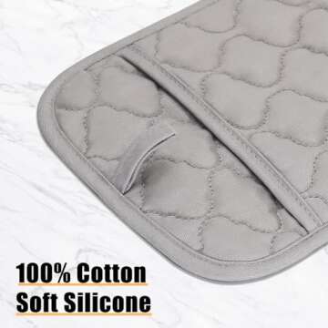 Essential 12PC Kitchen Mitts and Towels Set - Heat Resistant