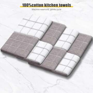 Essential 12PC Kitchen Mitts and Towels Set - Heat Resistant
