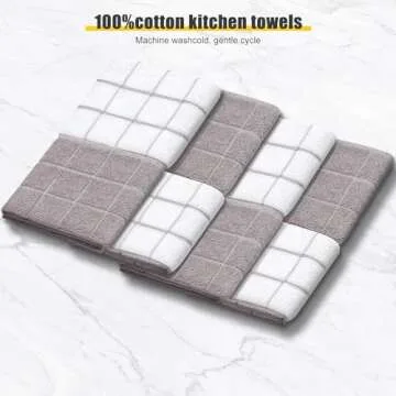 Essential 12PC Kitchen Mitts and Towels Set - Heat Resistant