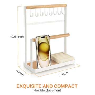 Elegant PAMANO Jewelry Organizer for Stylish Accessory Storage