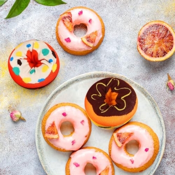 Cute and Fun Donut Socks Box for Women and Girls