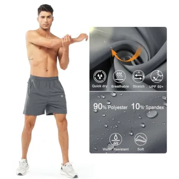 Buy Lightweight NORTHYARD Men's Athletic Running Shorts