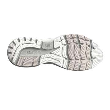 Brooks Women's Ghost 15 Neutral Running Shoe - White/Crystal Grey/Glass - 10 Medium