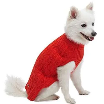 Stylish Blueberry Pet Wool Blend Pullover Sweater for Dogs
