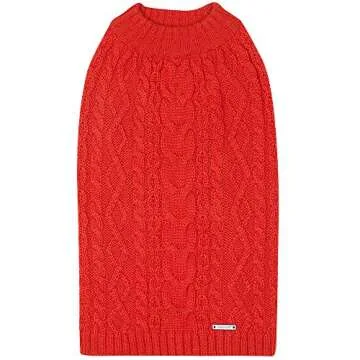 Stylish Blueberry Pet Wool Blend Pullover Sweater for Dogs