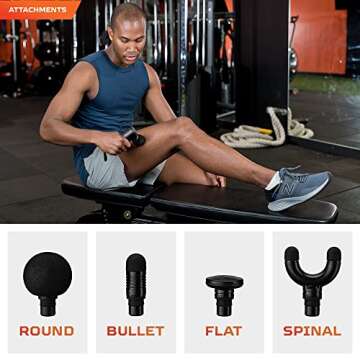 LifePro Massage Gun for Athletes Portable Deep Tissue Relief