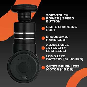 LifePro Massage Gun for Athletes Portable Deep Tissue Relief