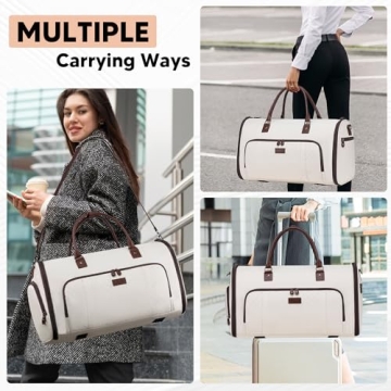 Stylish Yomfey Garment Travel Bag with Shoes Compartment