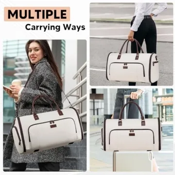 Stylish Yomfey Garment Travel Bag with Shoes Compartment