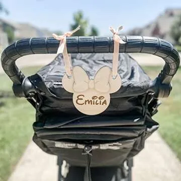 Personalized Disney Stroller Name Tag for Kids' Magic