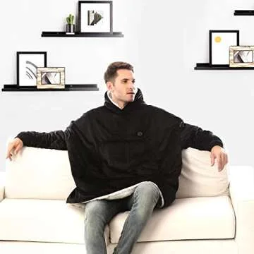 Venustas Heated Wearable Blanket Hoodie for Ultimate Comfort