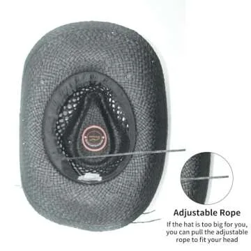 Stylish Vamuss Black Cowboy Hat for Fashionable Women