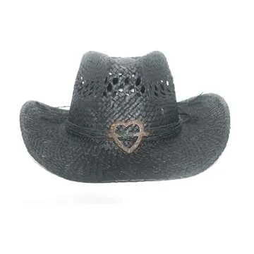 Stylish Vamuss Black Cowboy Hat for Fashionable Women