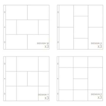 American Crafts Project L Pocket PGS SM PK6 12P