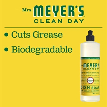Mrs. Meyer's Dish Soap Biodegradable Honeysuckle 16 fl oz