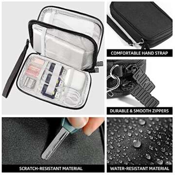 Electronics Organizer Travel Case for All Tech Accessories