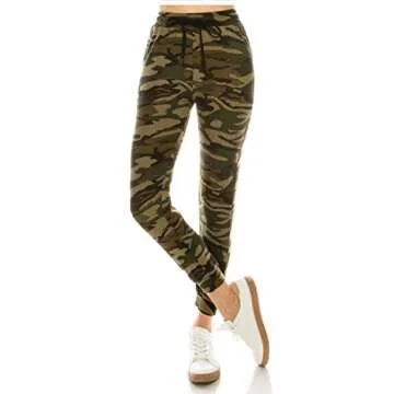 ALWAYS Women Drawstrings Jogger Sweatpants - Super Light Skinny Fit Soft Stretch Pants with Pockets